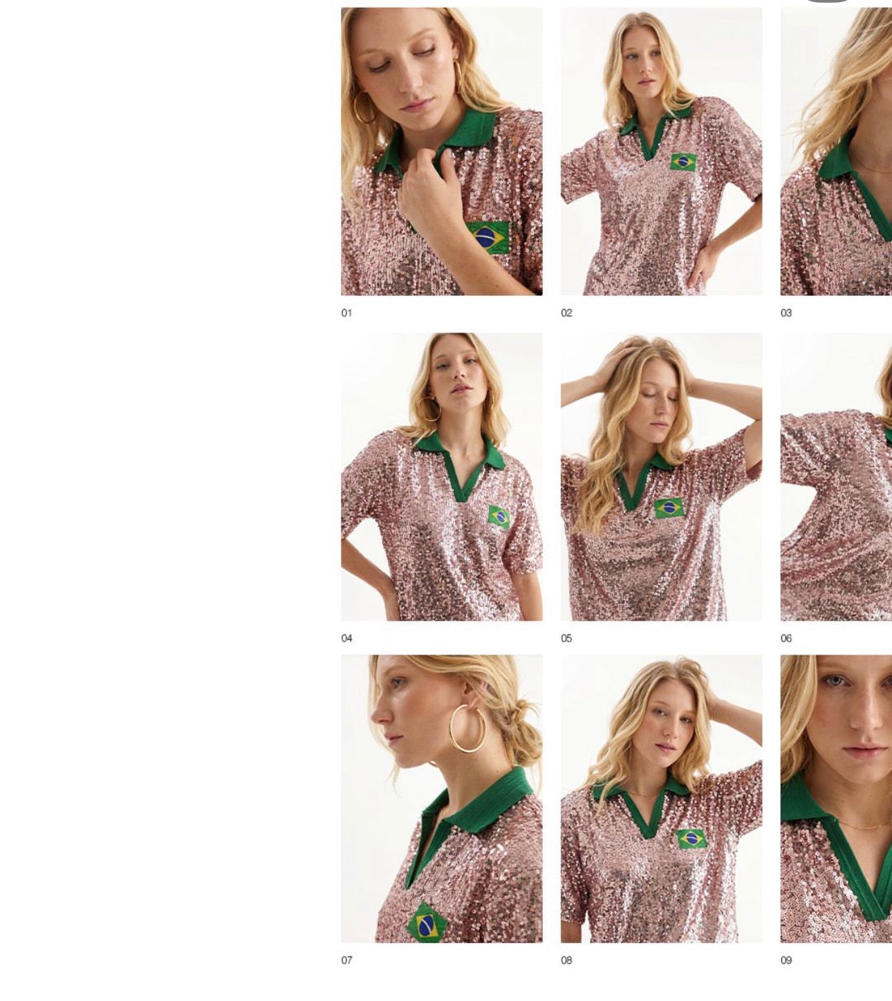 Blusa brilho barsil