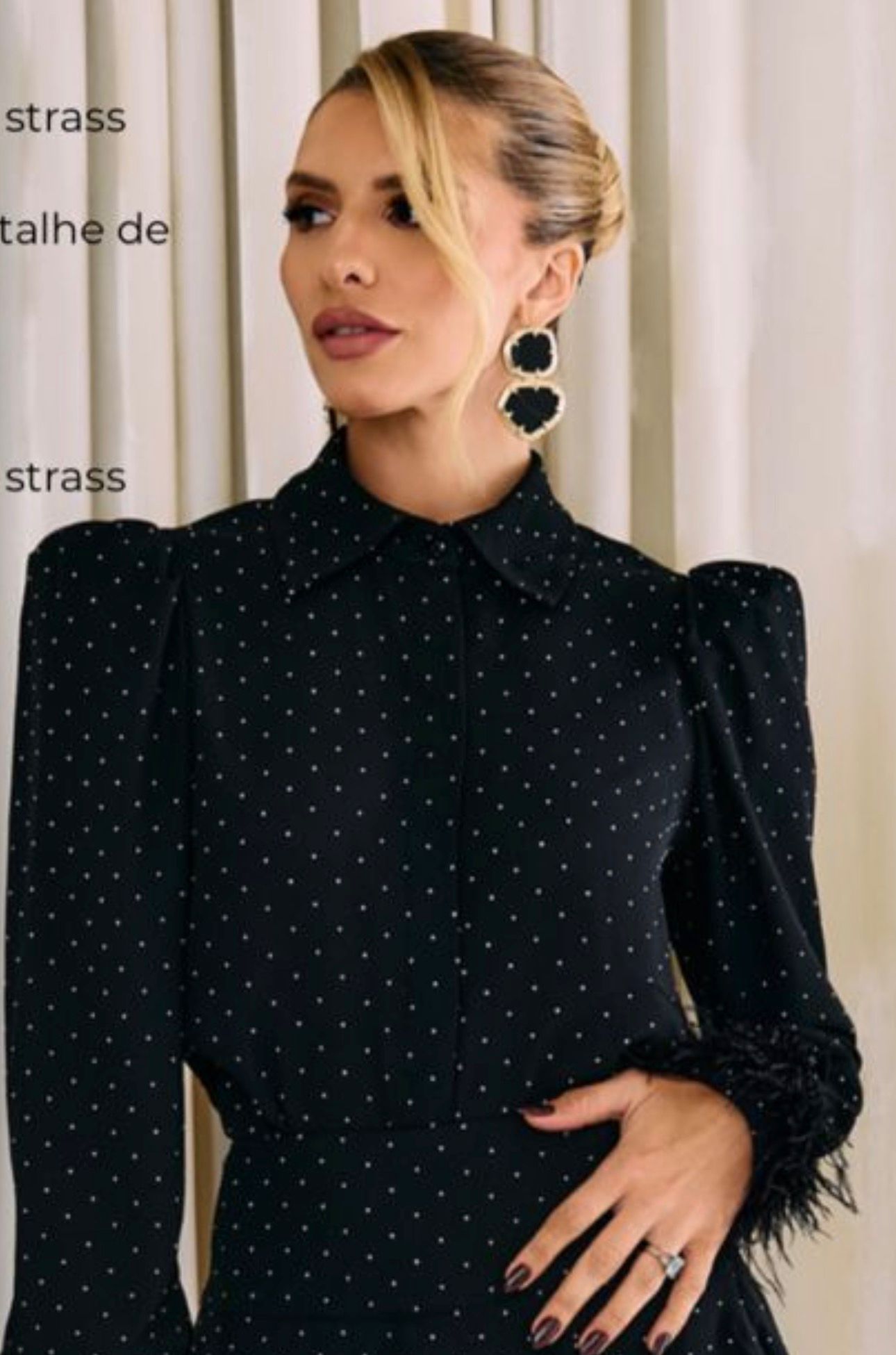 Chemise strass