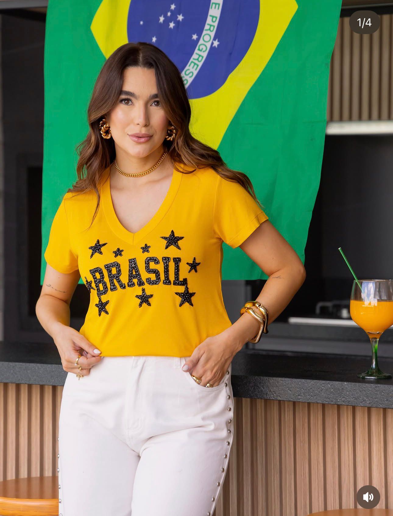 Blusa brasil