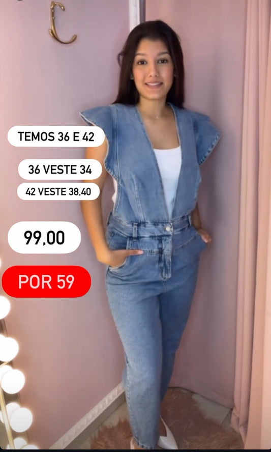 Macacão jean